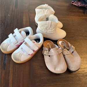 Set of 3 Toddler Girls’ Shoes